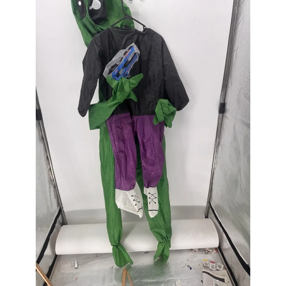 Inflatable Alien Costume Adult Alien Kidnap Abduction Blow Up Suit Halloween